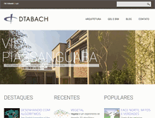 Tablet Screenshot of dtabach.com.br